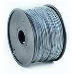 GEMBIRD 3D PLA plastové vlákno pro tiskárny, průměr 1,75mm, 1kg, stříbrná