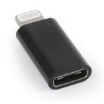 Gembird adaptér USB-C (F)  na Lightning (M), černý
