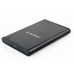 Gembird Externí box pro 2,5" disky, USB 3.1, Type-C, broušený hliník, černý