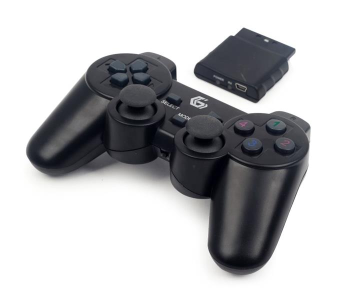 GEMBIRD Joy Gamepad JPD-WDV-01, vibrační, bezdrátový, PC/PS2/PS3, USB