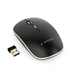 GEMBIRD kompaktní bezdrátová myš, černá, USB nano receiver