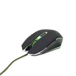 Gembird MUSG-001-G, optická myš, 2400dpi, USB, černo-zelená