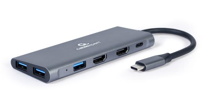 Gembird USB-C 3v1 multiport hub + HDMI+ PD