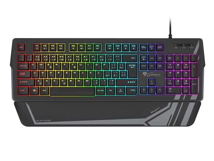 Genesis herní klávesnice RHOD 350 RGB CZ layout, 7-zónové podsvícení