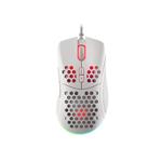 Genesis herní optická myš KRYPTON 555, PAW3333, RGB, USB, bílá