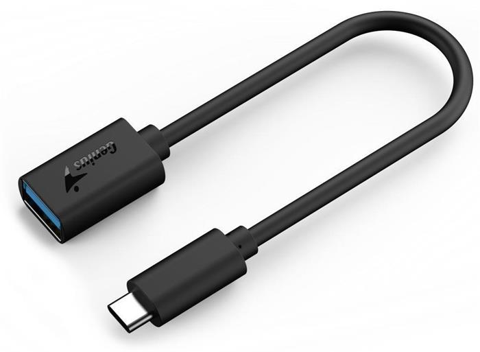 GENIUS ACC-C2AC redukce USB-C na USB-A, černá