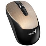 Genius ECO-8015, bezdrátová dobíjecí myš, 1600dpi, zlatá