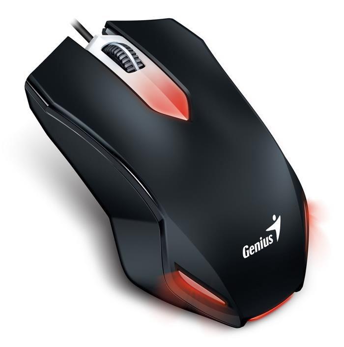 GENIUS Gaming X-G200/ drátová/ 1000 dpi/ USB/ černá