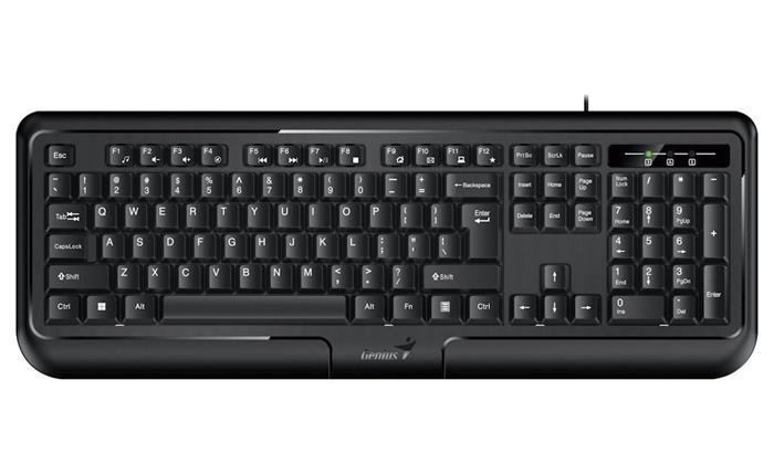 Genius KB-118 II, klávesnice, PS/2, CZ, černá