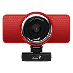 Genius webkamera ECam 8000/ červená/ Full HD 1080P/ USB2.0/ mikrofon