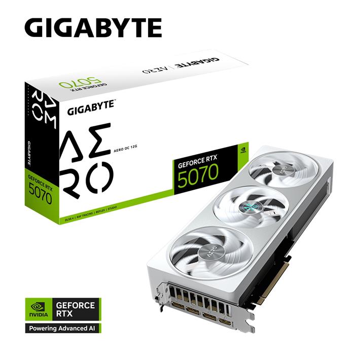 Gigabyte GeForce RTX 5070 AERO OC 12G