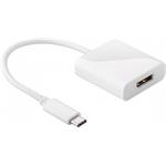 Goobay adaptér USB-C -> DisplayPort, 3840x2160@60Hz, bílý