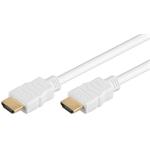 Goobay HDMI 1.4 propojovací kabel, M/M, 0.5m, bílý
