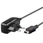 goobay nabíjecí adaptér 230V s mini USB konektorem, 1A, černý