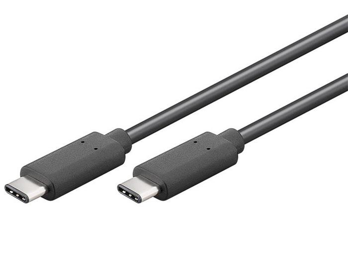 Goobay USB 3.0 propojovací kabel USB-C -> USB-C, 1m, černý