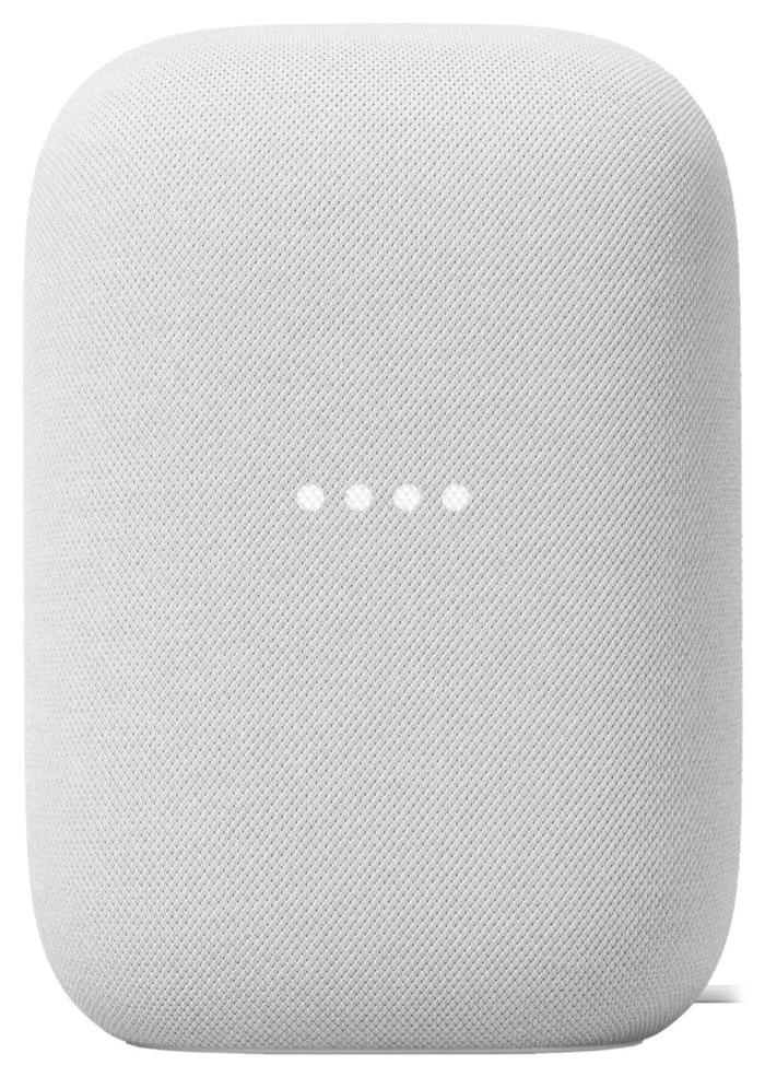 Google hlasový asistent Nest audio chalk/ Google Assistant/ Wi-Fi/ Bluetooth/ CZ adaptér/ bílý