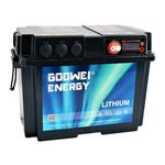 GOOWEI ENERGY BATTERY BOX Lithium GBB101, 100Ah, 12V, střídač 1000W