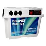 GOOWEI ENERGY BATTERY BOX Lithium GBB150, 150Ah, 12V, střídač 1000W