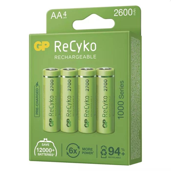 GP AA ReCyko 2700 series, nabíjecí, 4 ks PP