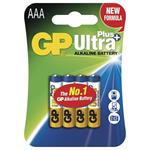 GP AAA Ultra Plus, alkalická - 4 ks