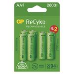 GP nabíjecí baterie ReCyko 2700 AA (HR6) 6ks