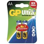 GP Ultra Plus, alkalická AA baterie, 1.5V, 2ks