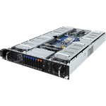 GPU Server G292-Z22 2U S-SP3(240W), 8GPU(E16g3),2PCI-E16(g4)LP, 2×10GbE(SFP+),8SFF,2M.2, IPMI, 8DDR4, 2+0 (80+PLAT)