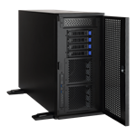 GPU workstation W291-Z00 tower S-SP3, 2GbE, 4sATA, M.2, 5PCI-E16/4GPU, 8DDR4-2666, IPMI, rPS (80+PLAT)