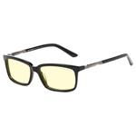 GUNNAR kancelářské dioptrické brýle HAUS READER / obroučky v barvě ONYX / jantarová skla / dioptrie +3,0