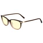 GUNNAR kancelářske/herní brýle  INGRID COCOA FADE CRYSTAL jantarová skla BLF 65 GUNNAR focus