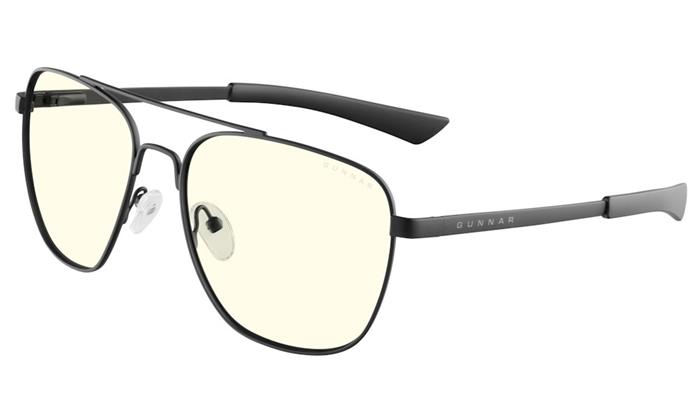 GUNNAR kancelářske/herní brýle MUSTANG ONYX čirá skla BLF 35 GUNNAR focus