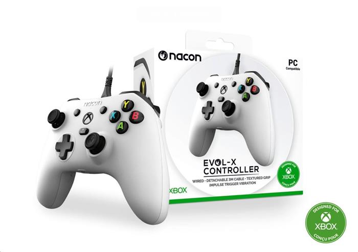 Herní ovladač Nacon Evol-X Controller – White