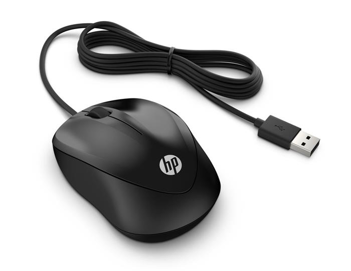 HP 1000, kompaktní optická myš, USB, černá