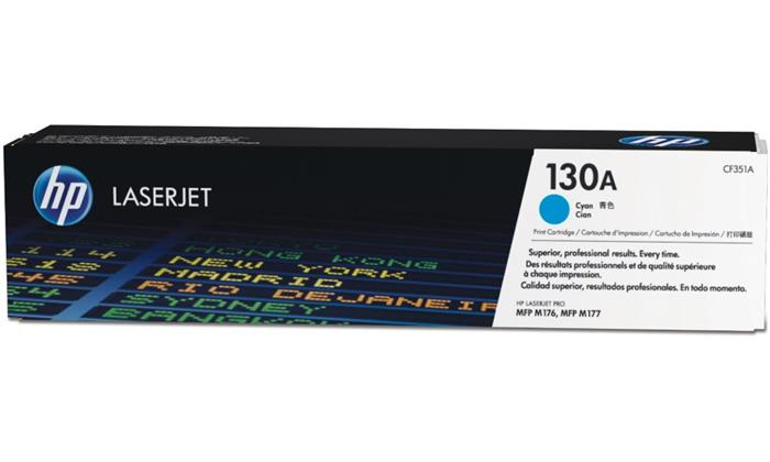 HP 130A, azurový toner, 1000 stran, CF351A