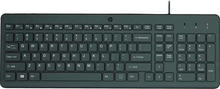 HP 150, klávesnice, USB, UK, černá