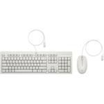 HP 225 drátový set klávesnice a myši, CZ, bílý