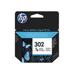 HP 302 barevná inkoustová cartridge, 4ml, F6U65AE