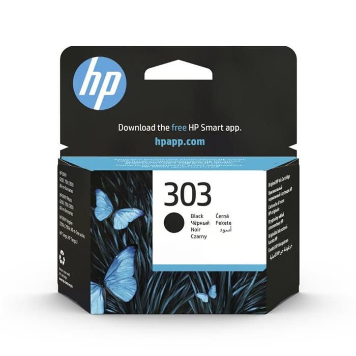 HP 303 černá inkoustová cartridge, 200 stran