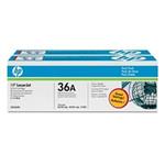 HP 36A, černý toner, 2-pack, CB436AD