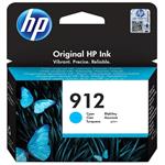 HP 912, inkoustová cartridge, azurová, 315 stran, 2.93ml