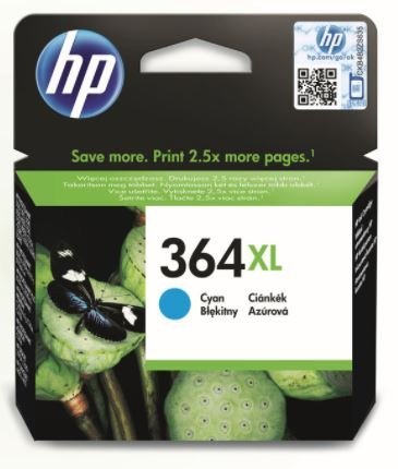 HP CB323EE náplň č.364XL azurová velká