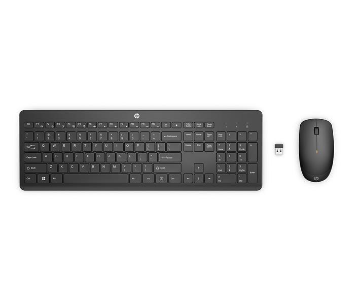 HP Wireless 235, bezdrátový set klávesnice a myši, CZ