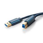 HQ OFC USB 3.0 SuperSpeed kabel USB3.0 A(M) - USB3.0 B(M), 3m