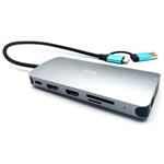 i-tec dokovací stanice USB 3.0/ USB-C/ TB/ USB-C 3.2/ 4x USB-A/ 2x HDMI/ VGA/ LAN/ micro SD/SD/ PD 100W