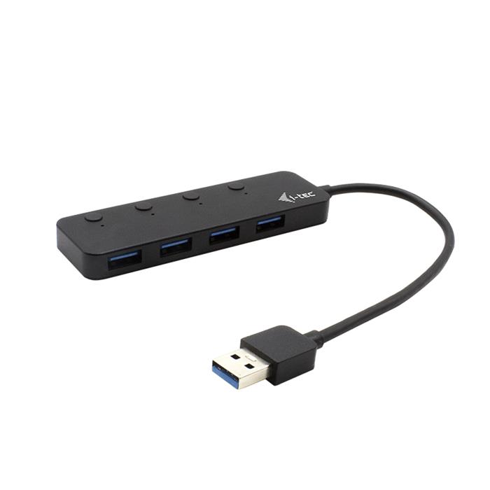 i-tec USB 3.0 4-portový hub s vypínači portů