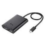 i-Tec USB-C 3.1 na Dual Display Port adaptér, 2x Display Port 4K 