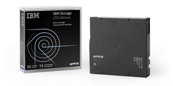 IBM LTO10 Ultrium 30TB/75TB data cartridge RW - 1ks