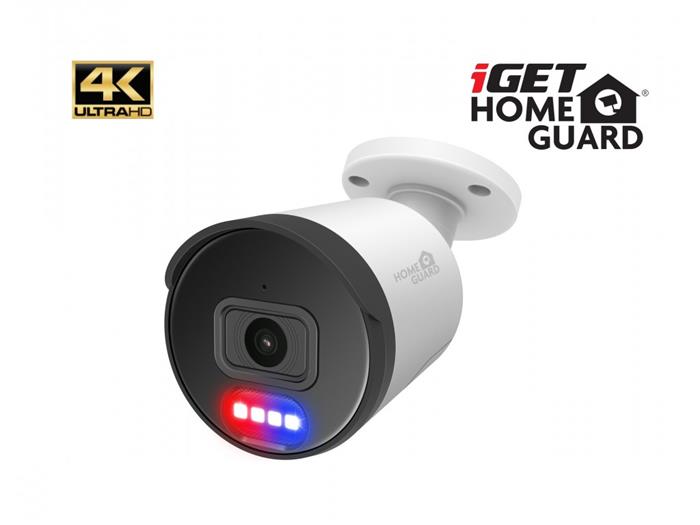 iGET HOMEGUARD HGNHK938CAM - IP PoE kamera s 4K rozlišením, obousměrným zvukem, LED světlem