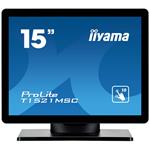 iiyama T1521MSC-B1, 15" TN dotykový, 1024x768, 4:3, 8ms, audio, černý