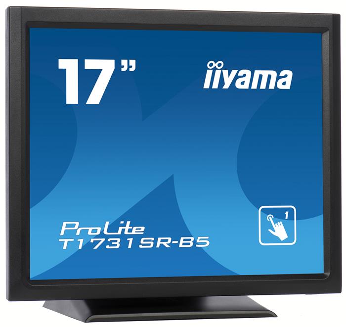 iiyama T1731SR-B5, 17" TN,SXGA,5ms,250cd/m2, 1000:1,5:4,VGA,HDMI,DP,USB,audio